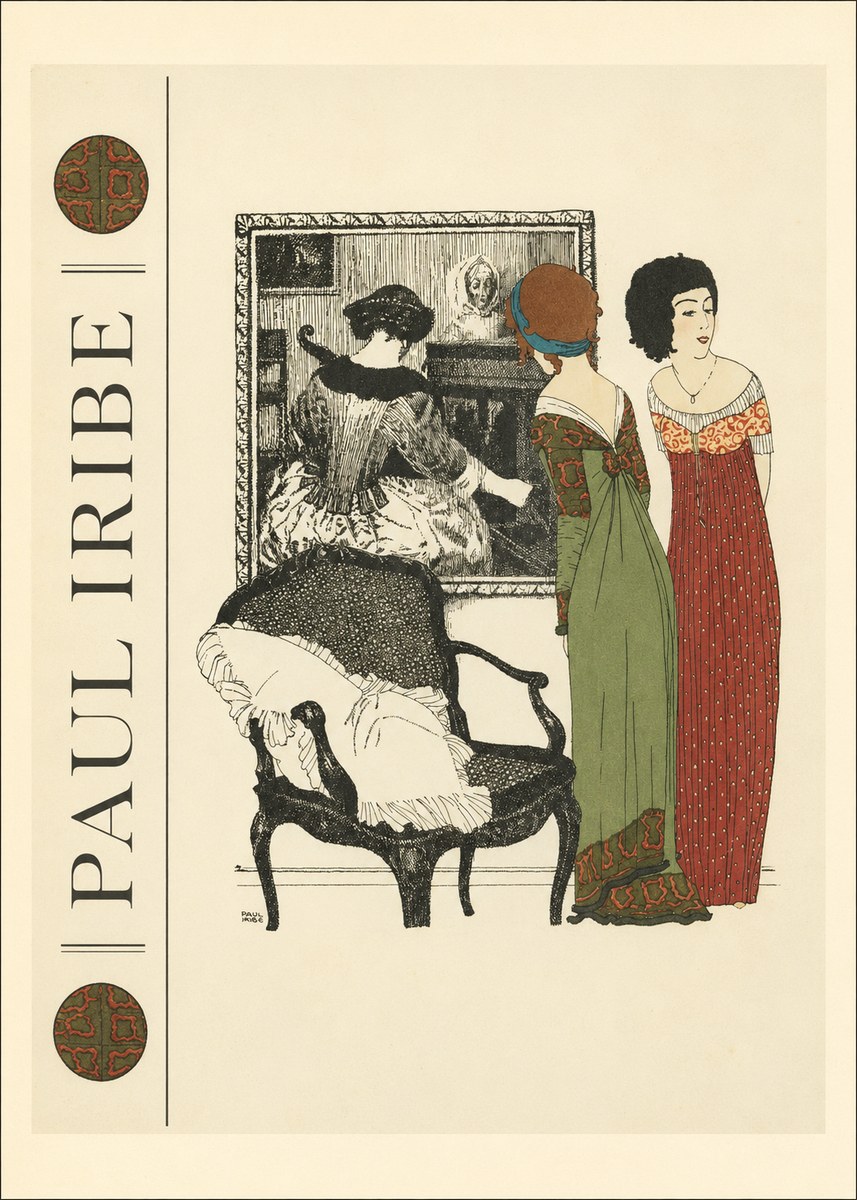Paul Iribe Elegant Interior Scene No3 - Affiche