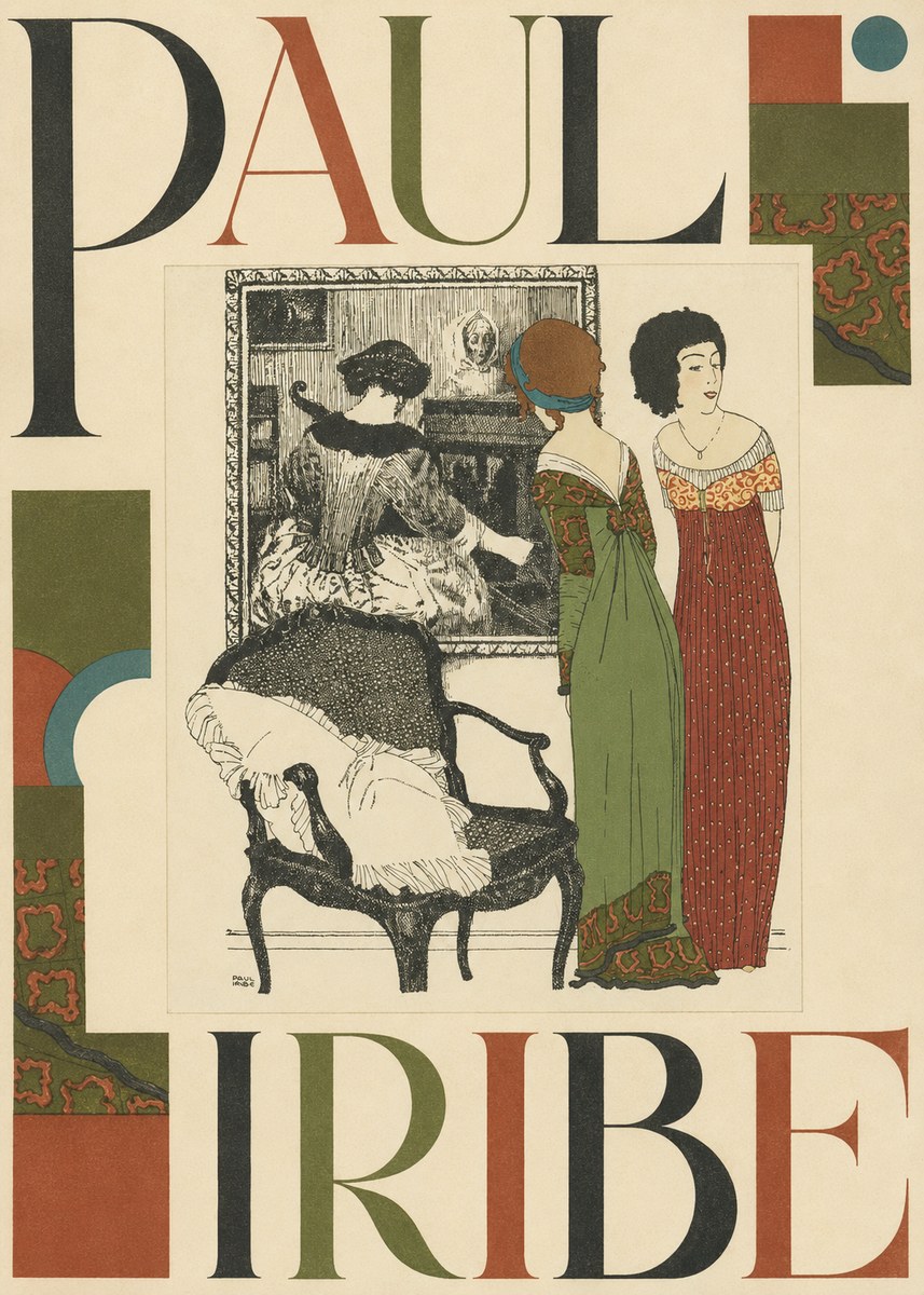 Paul Iribe Elegant Interior Scene No5 - Affiche