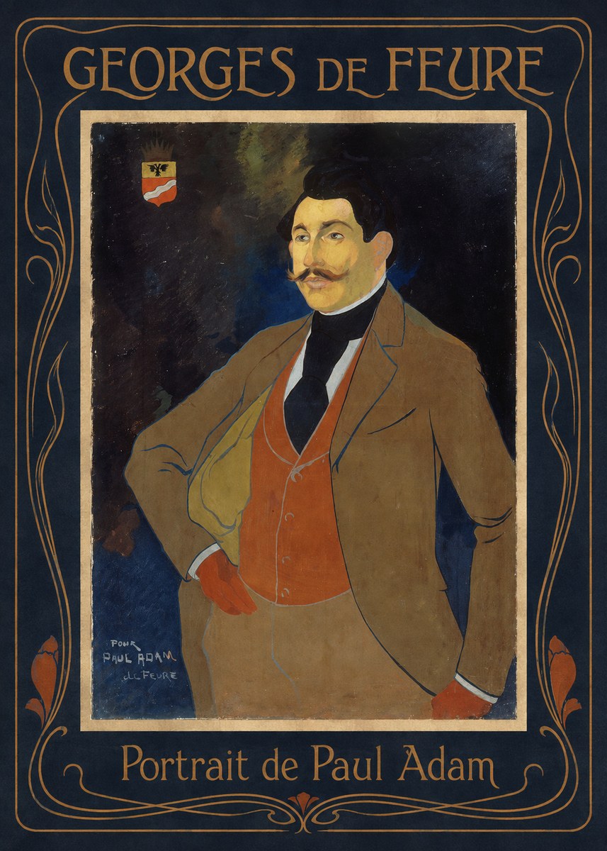 Georges de Feure Portrait De Paul Adam No1 - Affiche