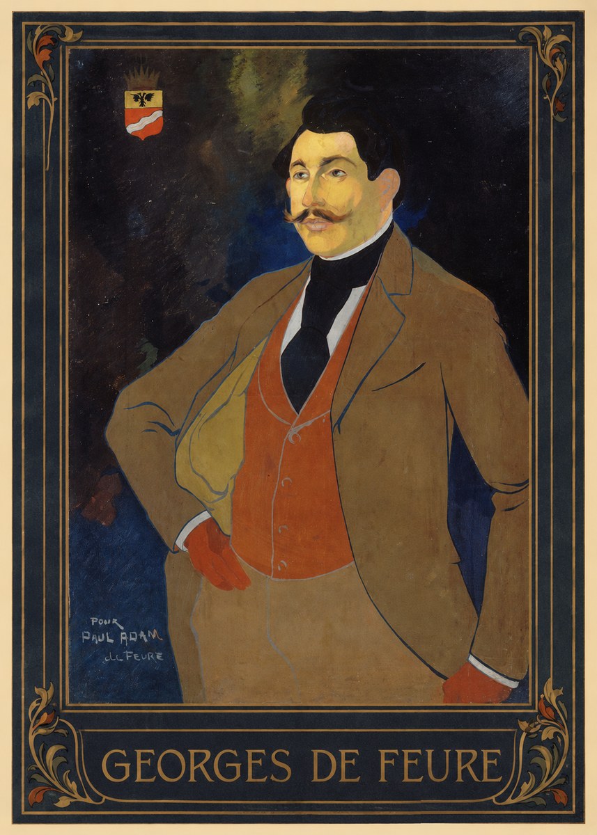 Georges de Feure Portrait De Paul Adam No3 - Affiche