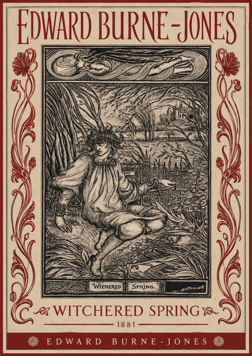 Edward Burne-Jones Withered Spring No4 - Affiche