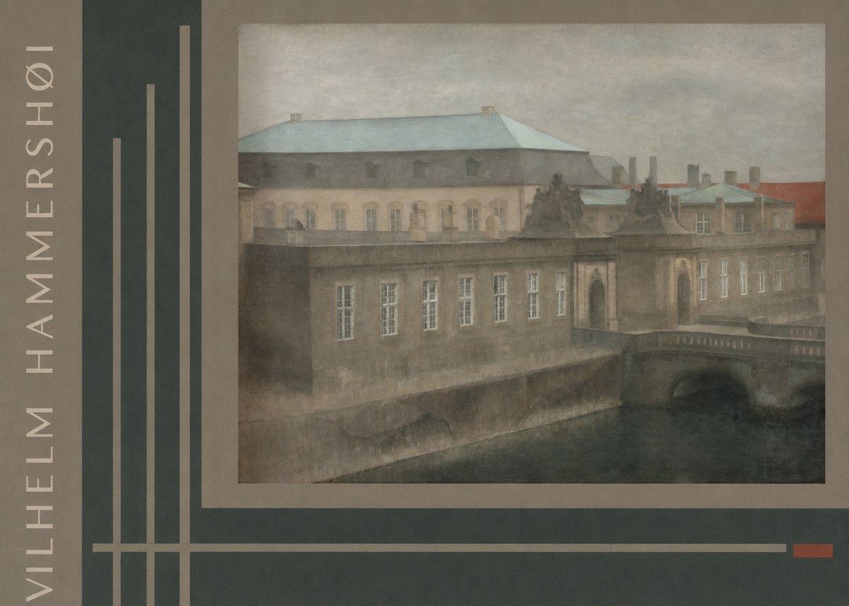 Vilhelm Hammershøi The Old Christiansborg, Late Autumn No5 - Affiche