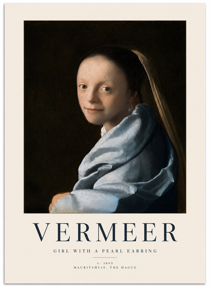 Vermeer Girl with a Pearl Earring I No2 - Affiche