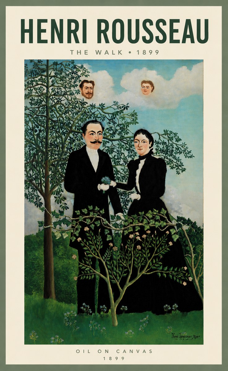 Rousseau The Walk No4 - Affiche