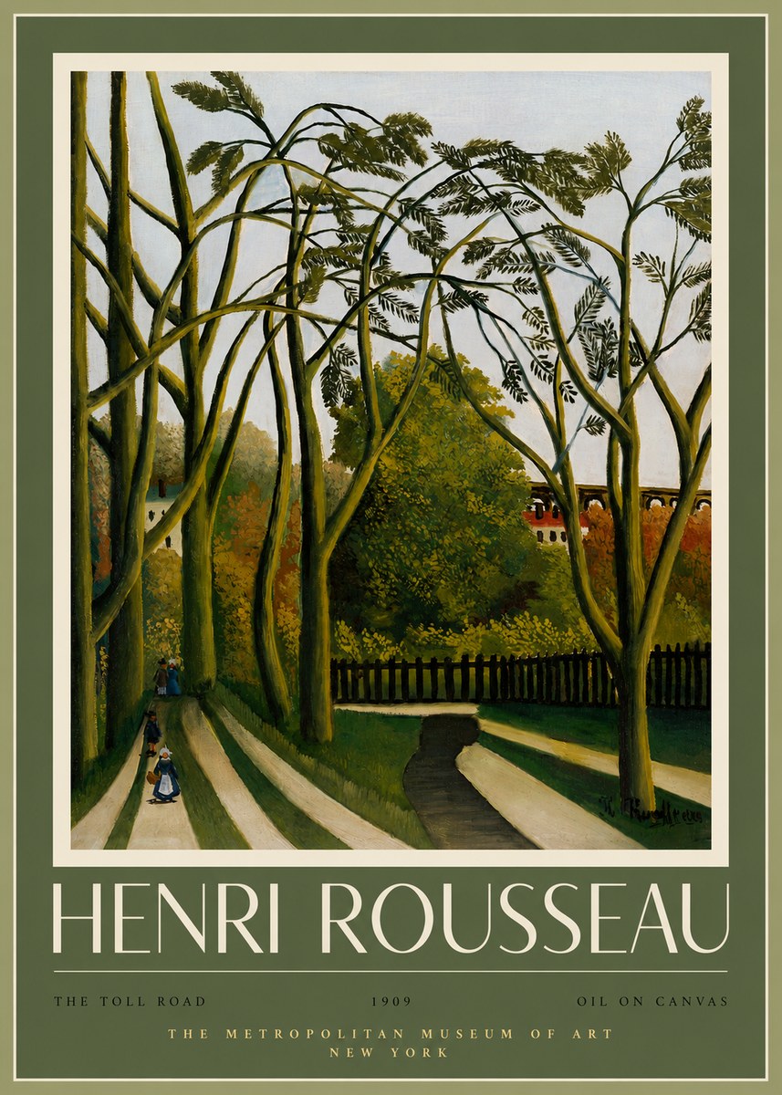 Rousseau The Toll Road No2 - Affiche