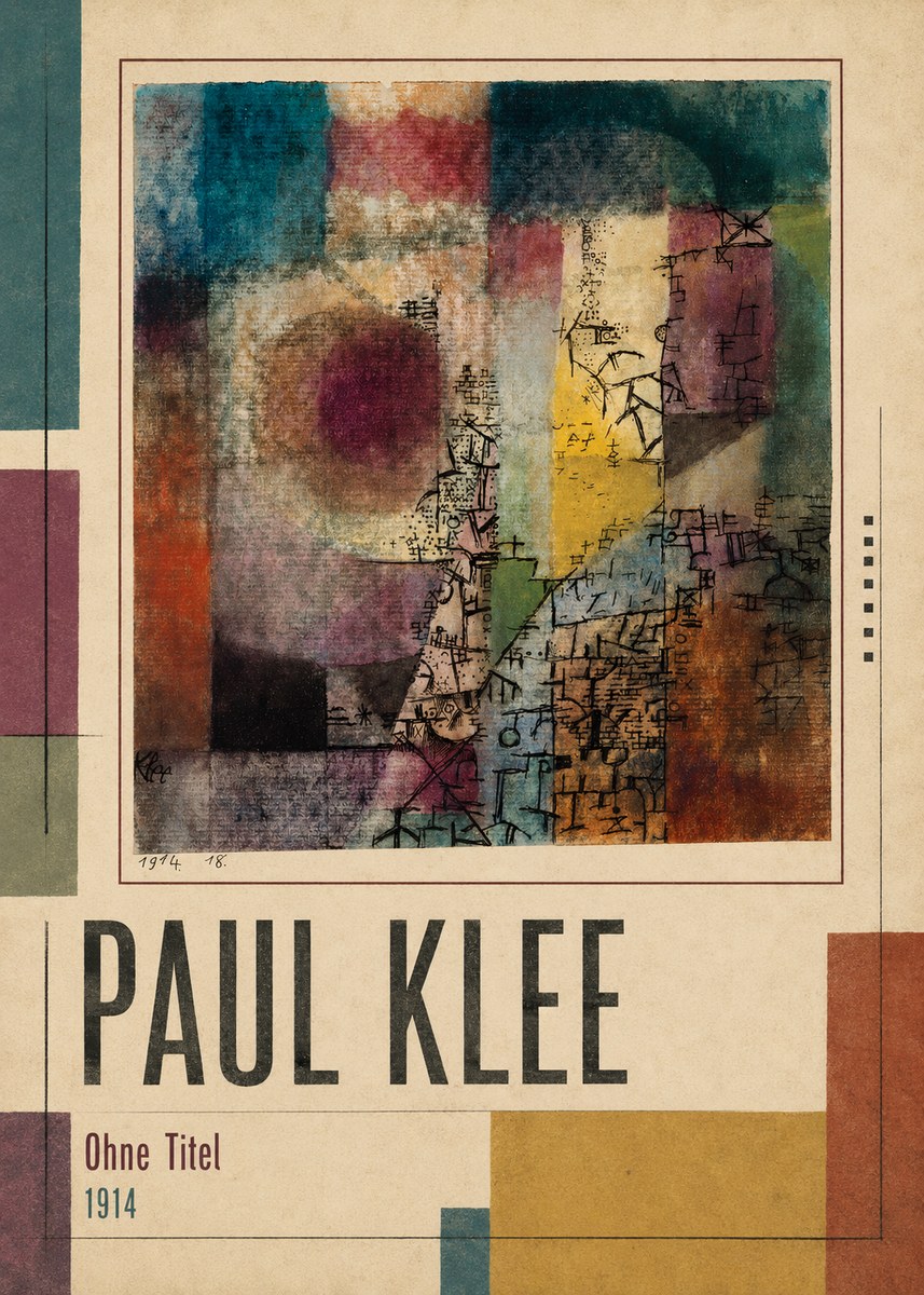 Paul Klee Ohne Titel I No1 - Affiche