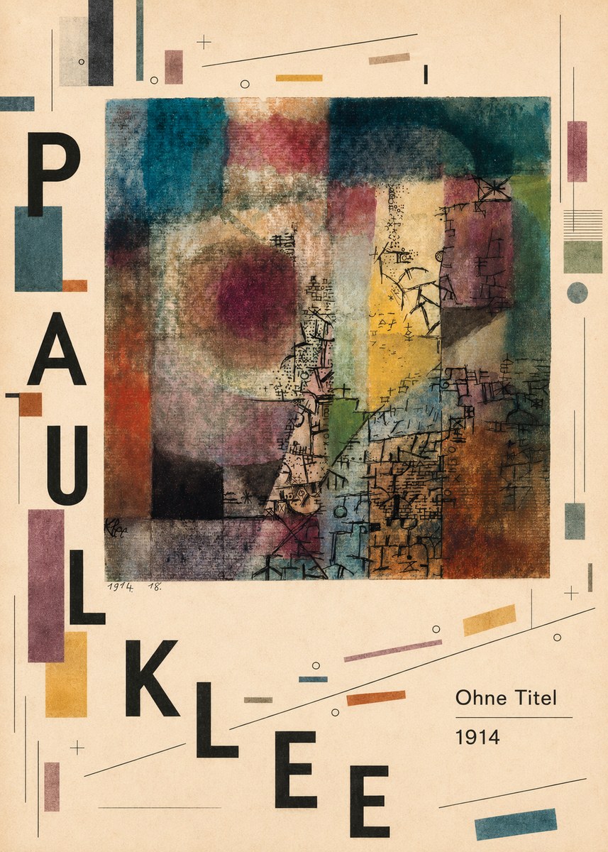 Paul Klee Ohne Titel I No6 - Affiche
