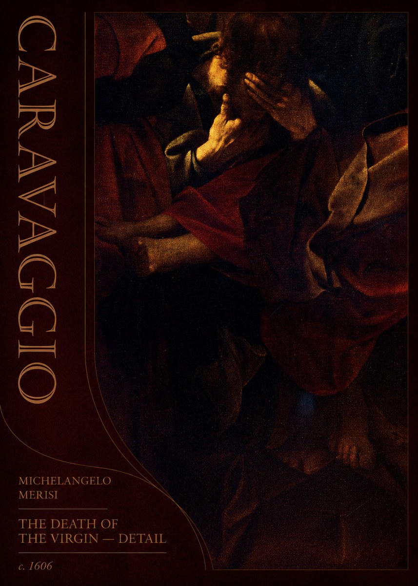 Michelangelo Merisi da Caravaggio The Death of the Virgin – Detail No2 - Affiche
