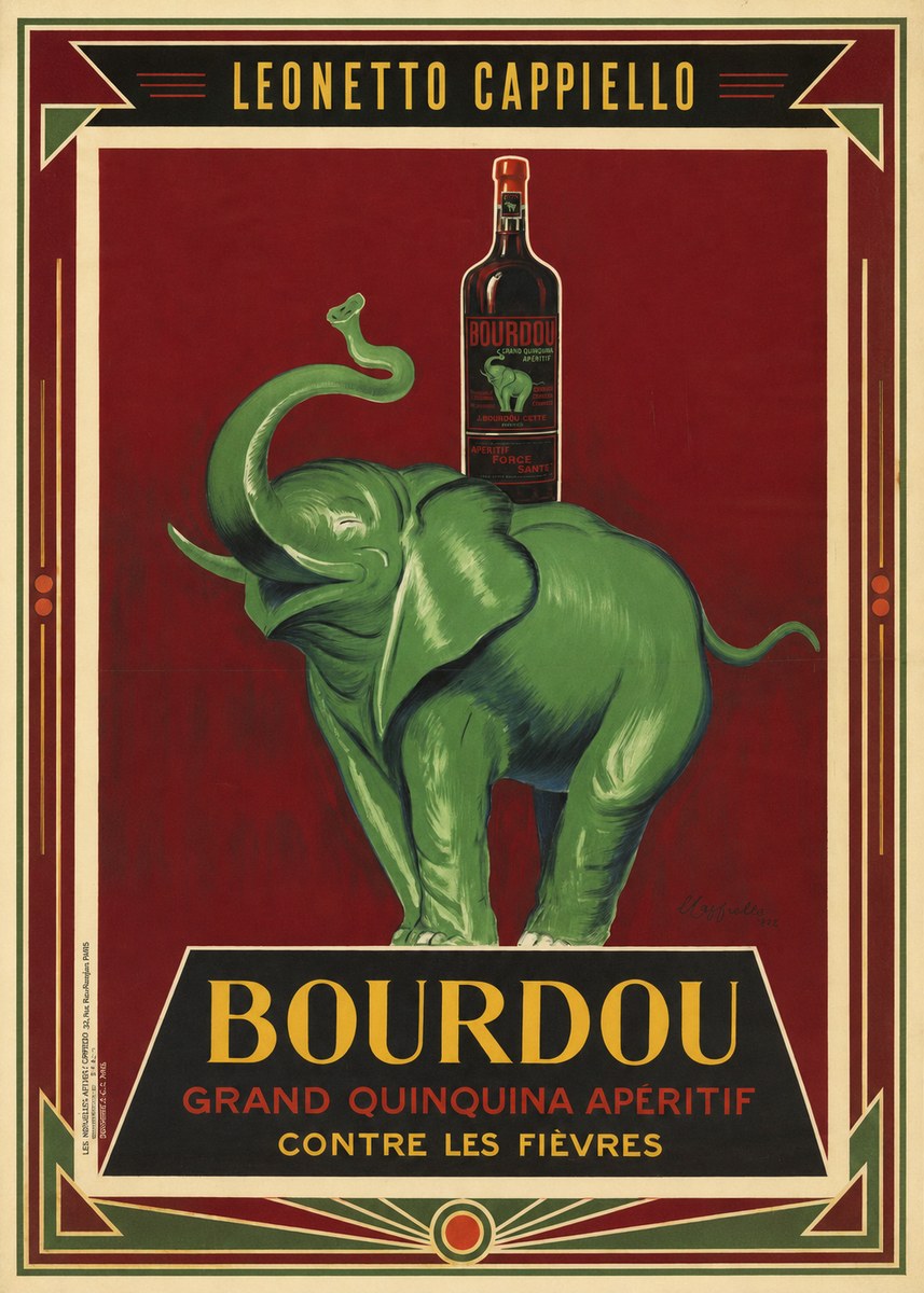 Leonetto Cappiello Bourdou No1 - Affiche