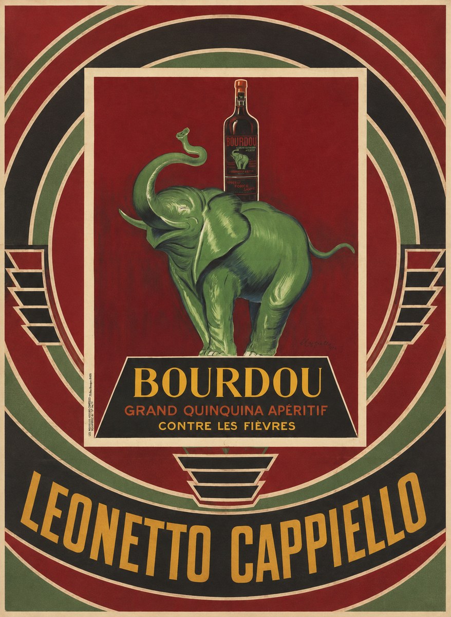 Leonetto Cappiello Bourdou No4 - Affiche