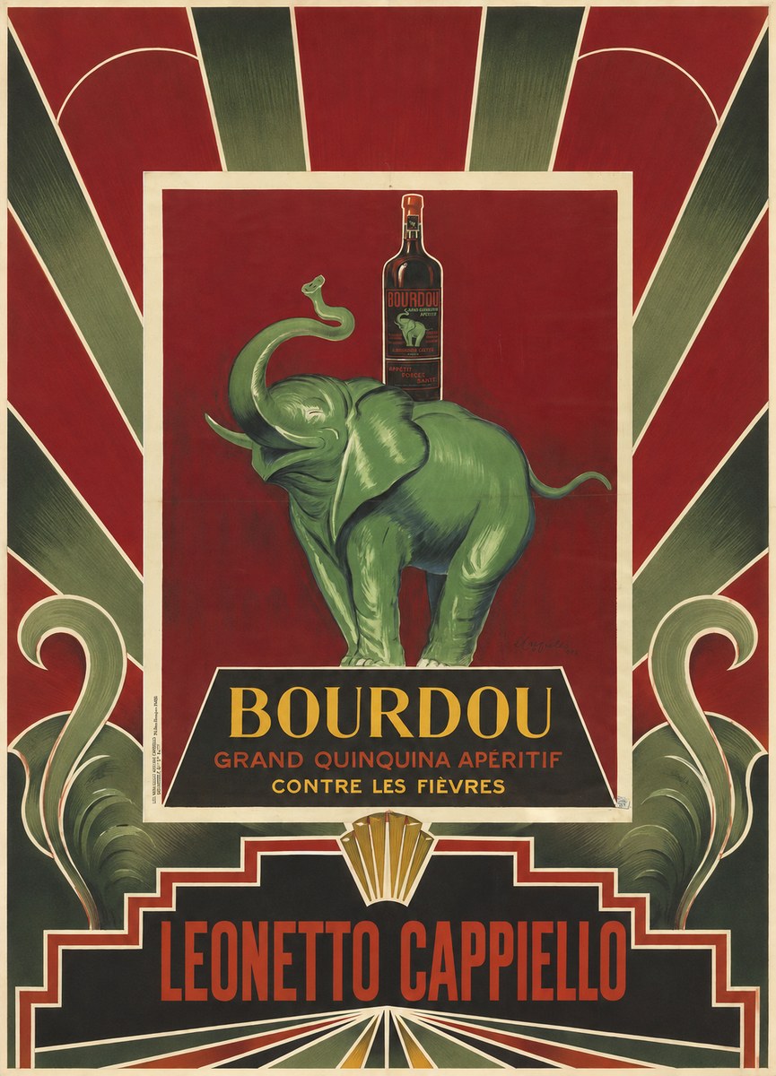 Leonetto Cappiello Bourdou No6 - Affiche