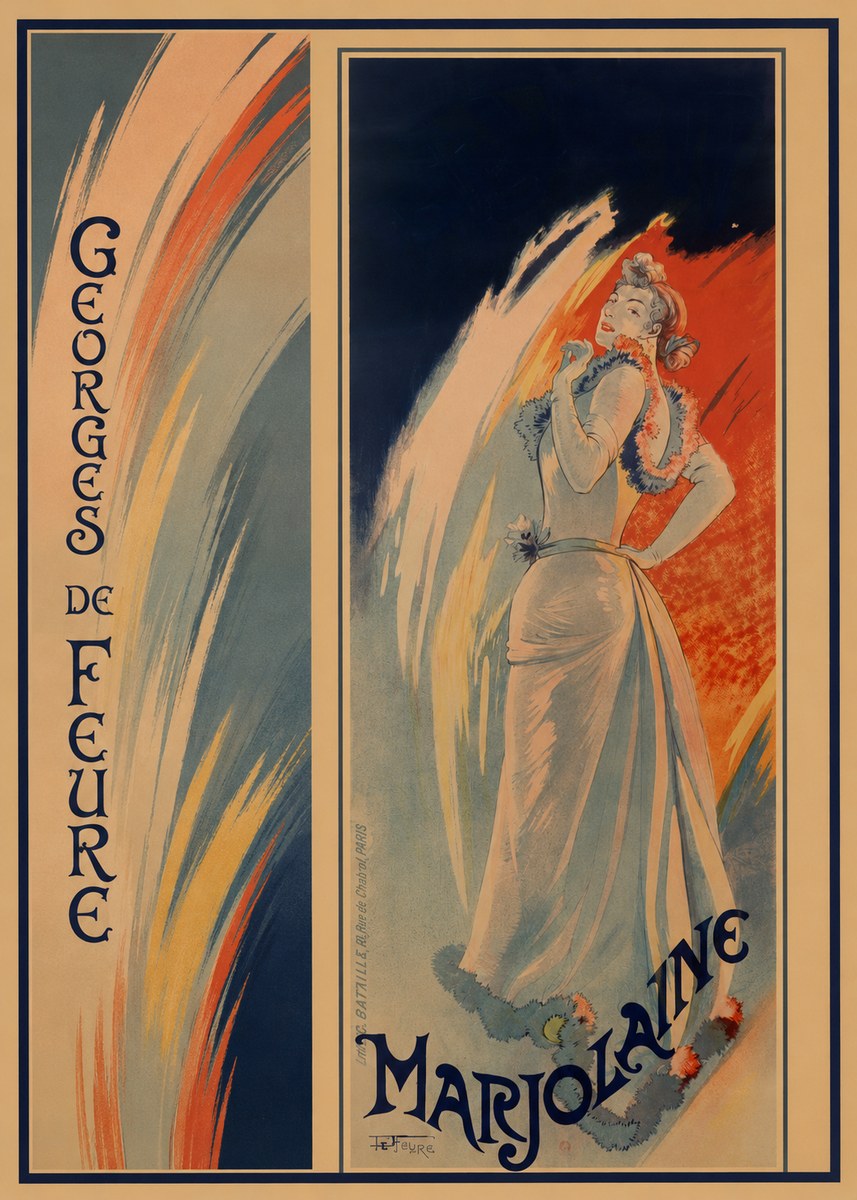 Georges de Feure Marjolaine No2 - Affiche