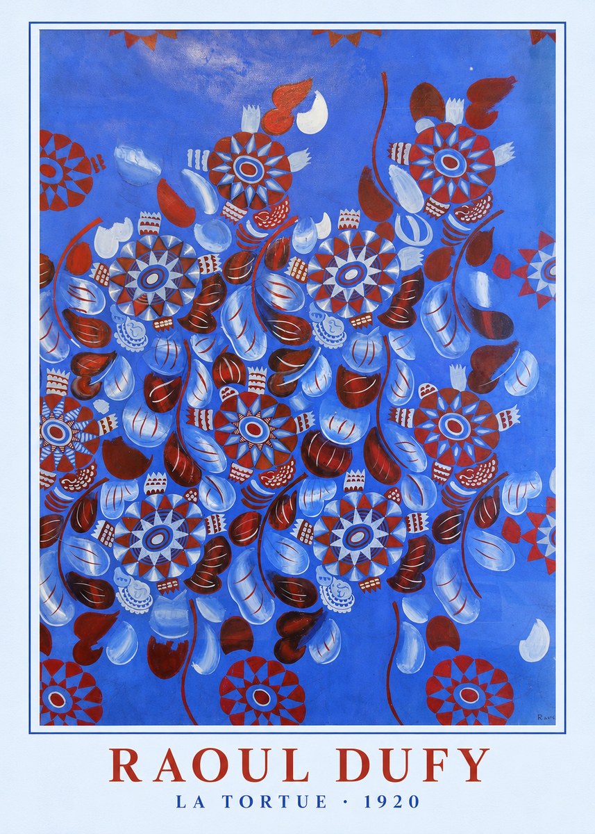 Raoul Dufy La Tortue No2 - Affiche