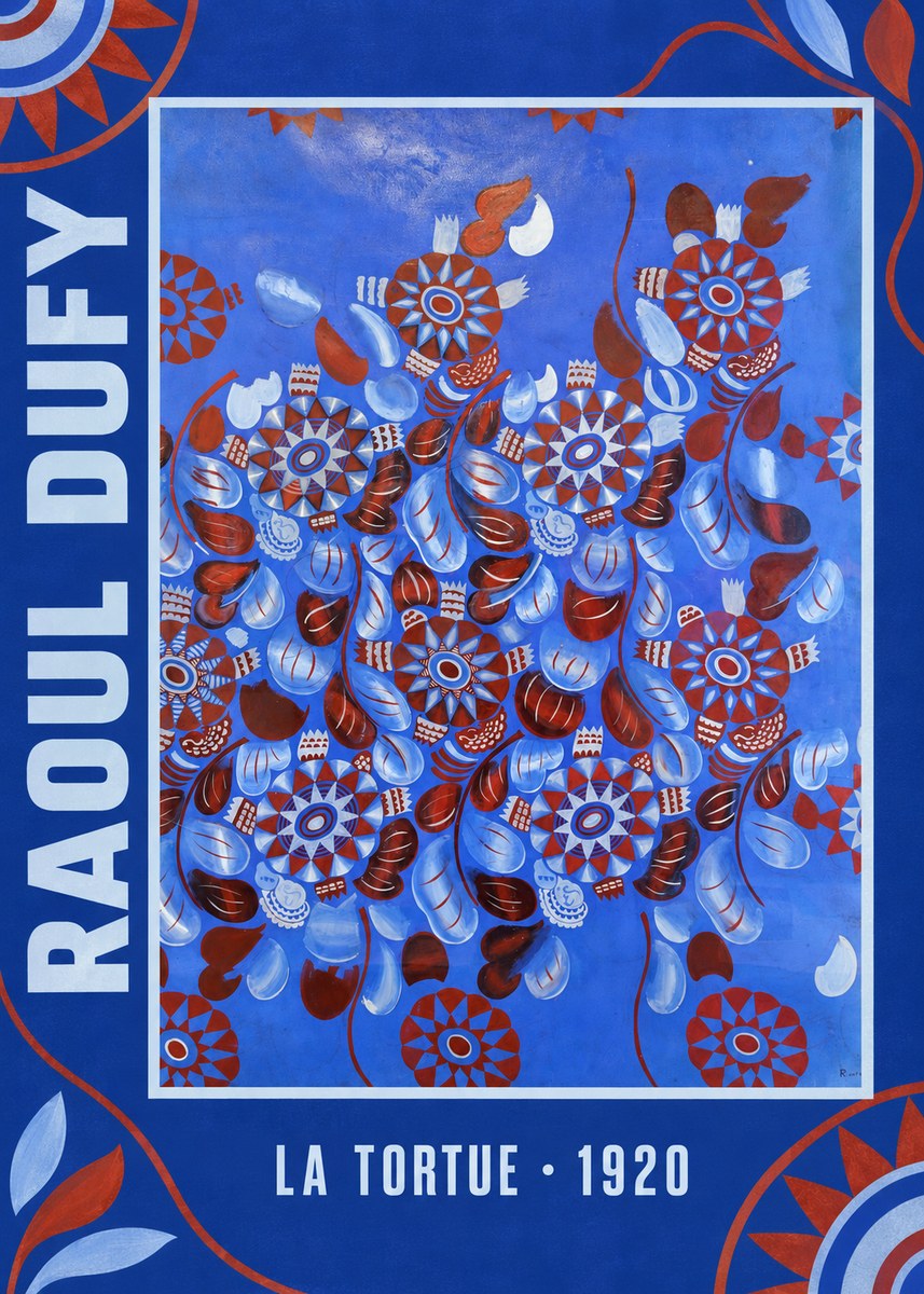 Raoul Dufy La Tortue No5 - Affiche