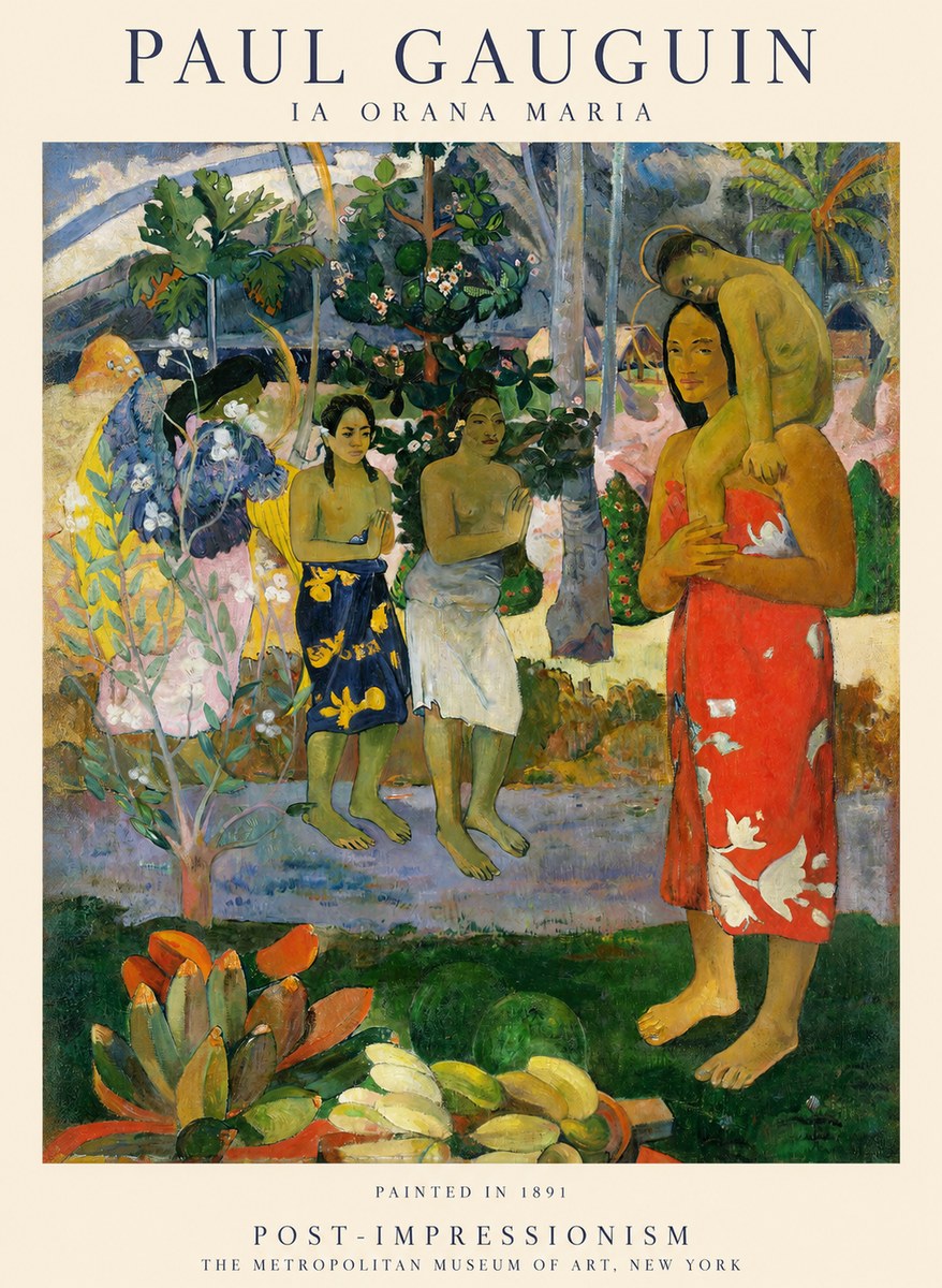 Paul Gauguin Ia Orana Maria No2 - Affiche