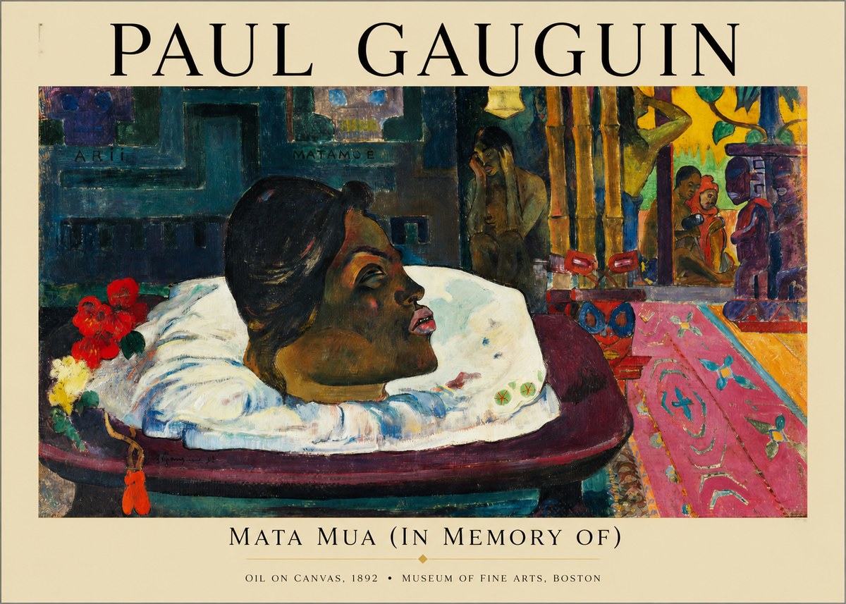 Paul Gauguin Mata Mua (in Memory Of) No1 - Affiche