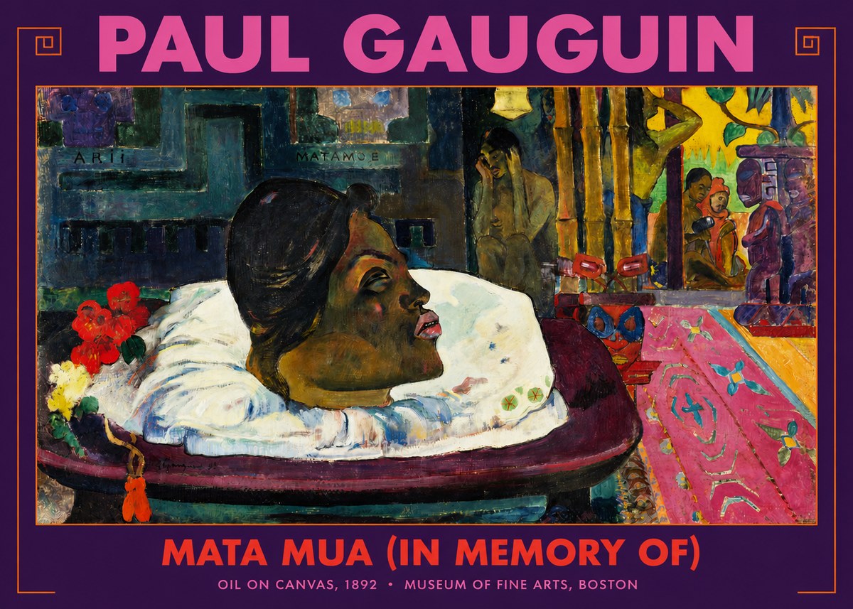 Paul Gauguin Mata Mua (in Memory Of) No2 - Affiche