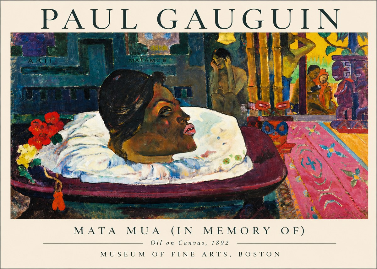 Paul Gauguin Mata Mua (in Memory Of) No3 - Affiche