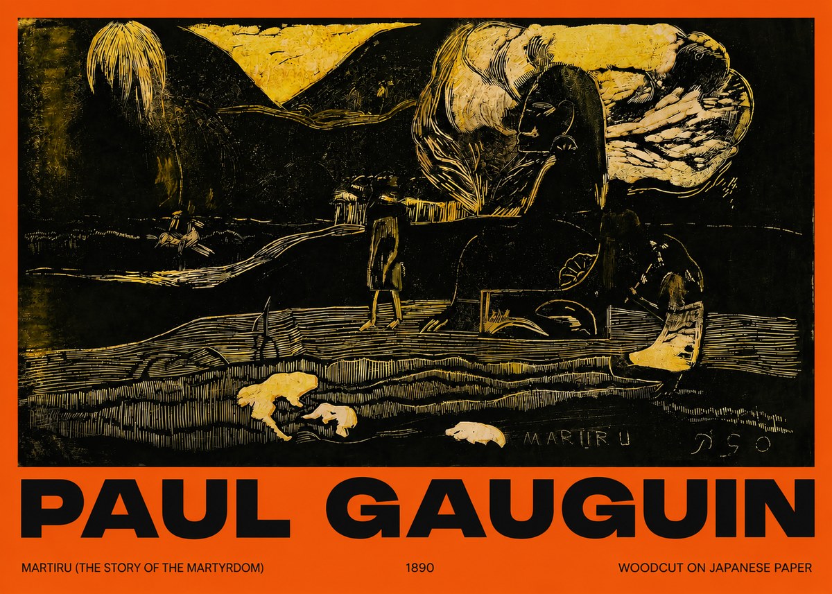 Paul Gauguin Mairit U No6 - Affiche