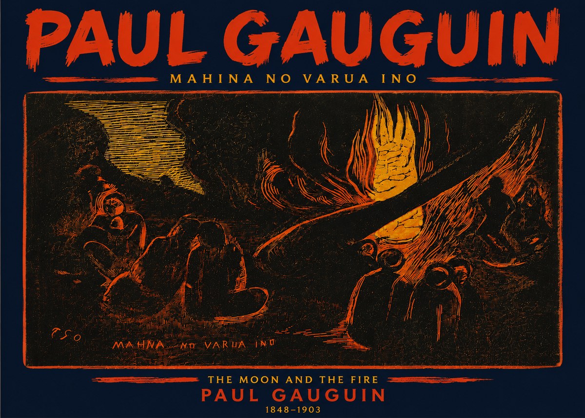 Paul Gauguin Mahina No Varua Ino No4 - Affiche