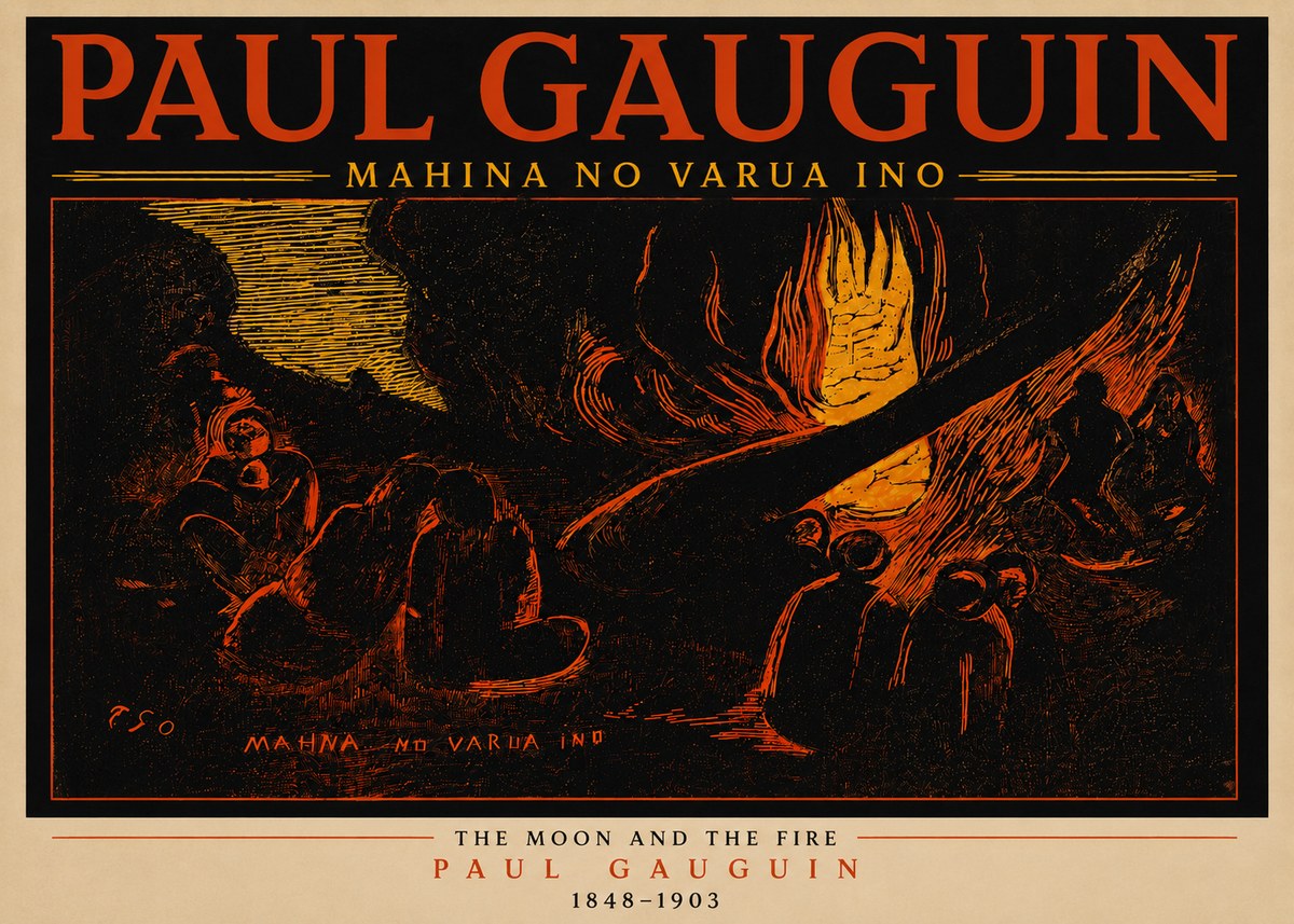 Paul Gauguin Mahina No Varua Ino No5 - Affiche