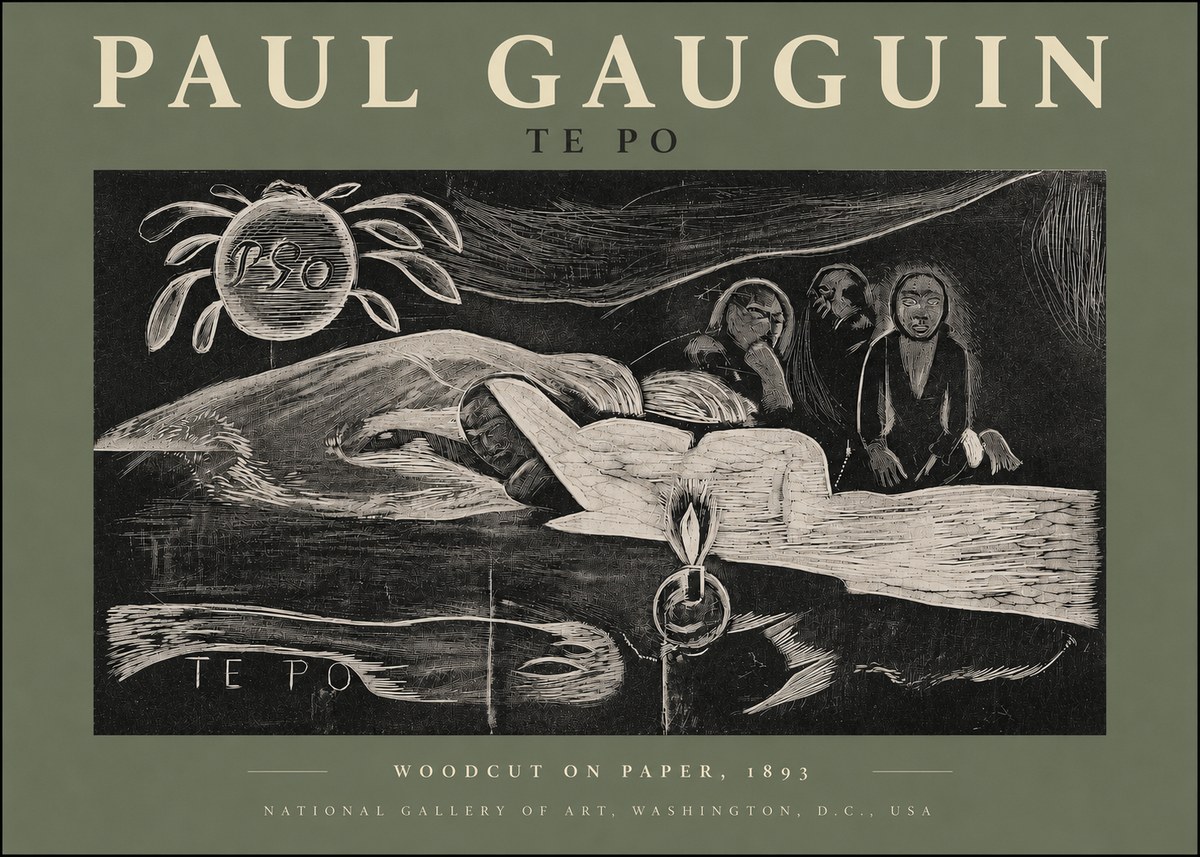 Paul Gauguin Te Po No3 - Affiche
