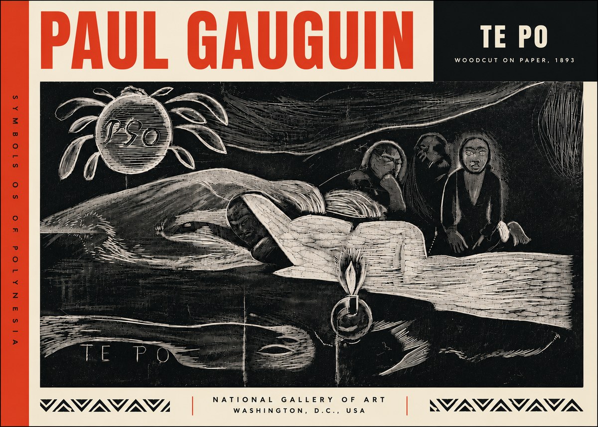 Paul Gauguin Te Po No6 - Affiche