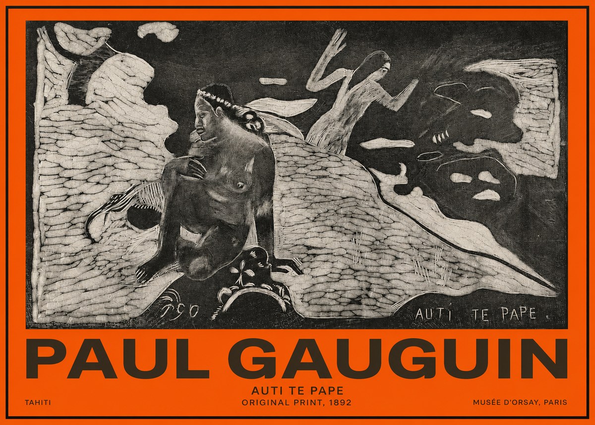 Paul Gauguin Auti Te Pape No2 - Affiche