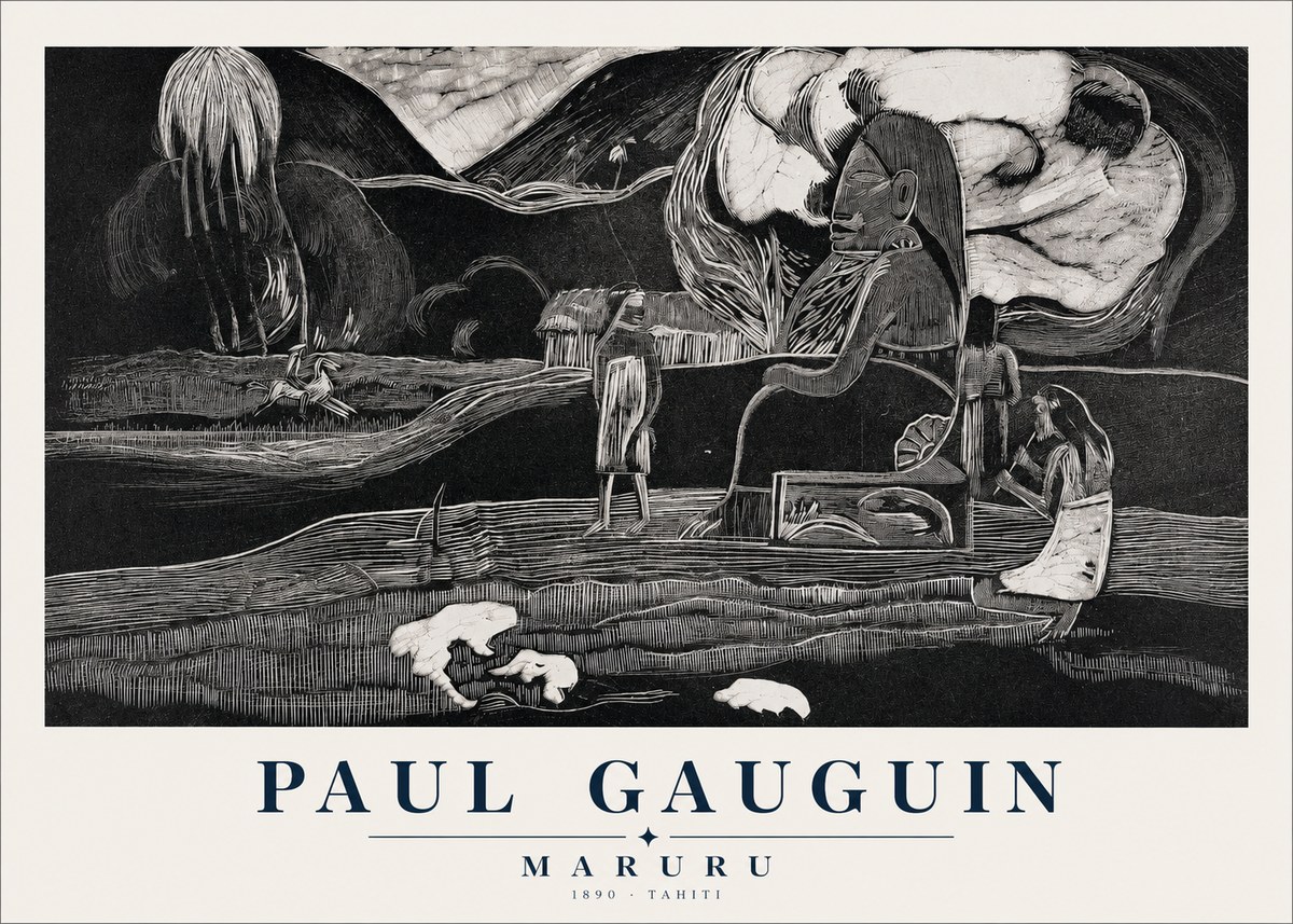 Paul Gauguin Maruru No1 - Affiche