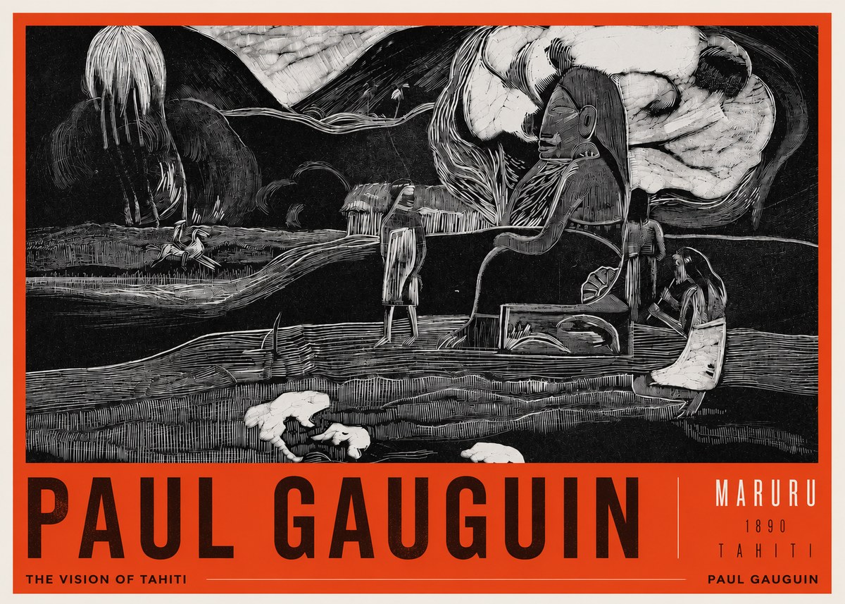 Paul Gauguin Maruru No2 - Affiche