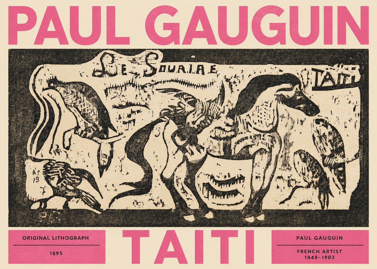 Paul Gauguin Taiti No3 - Affiche