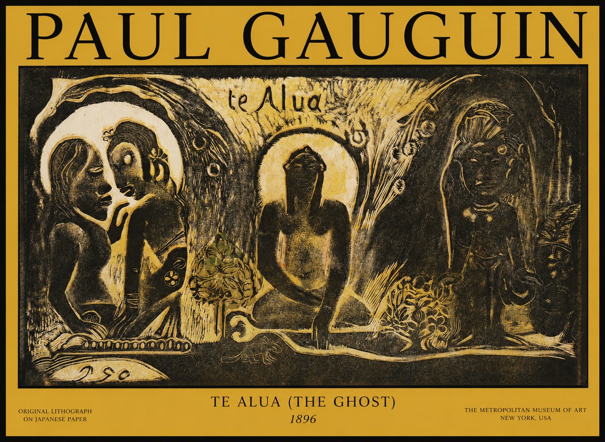 Paul Gauguin Te Alua (the Ghost) No1 - Affiche