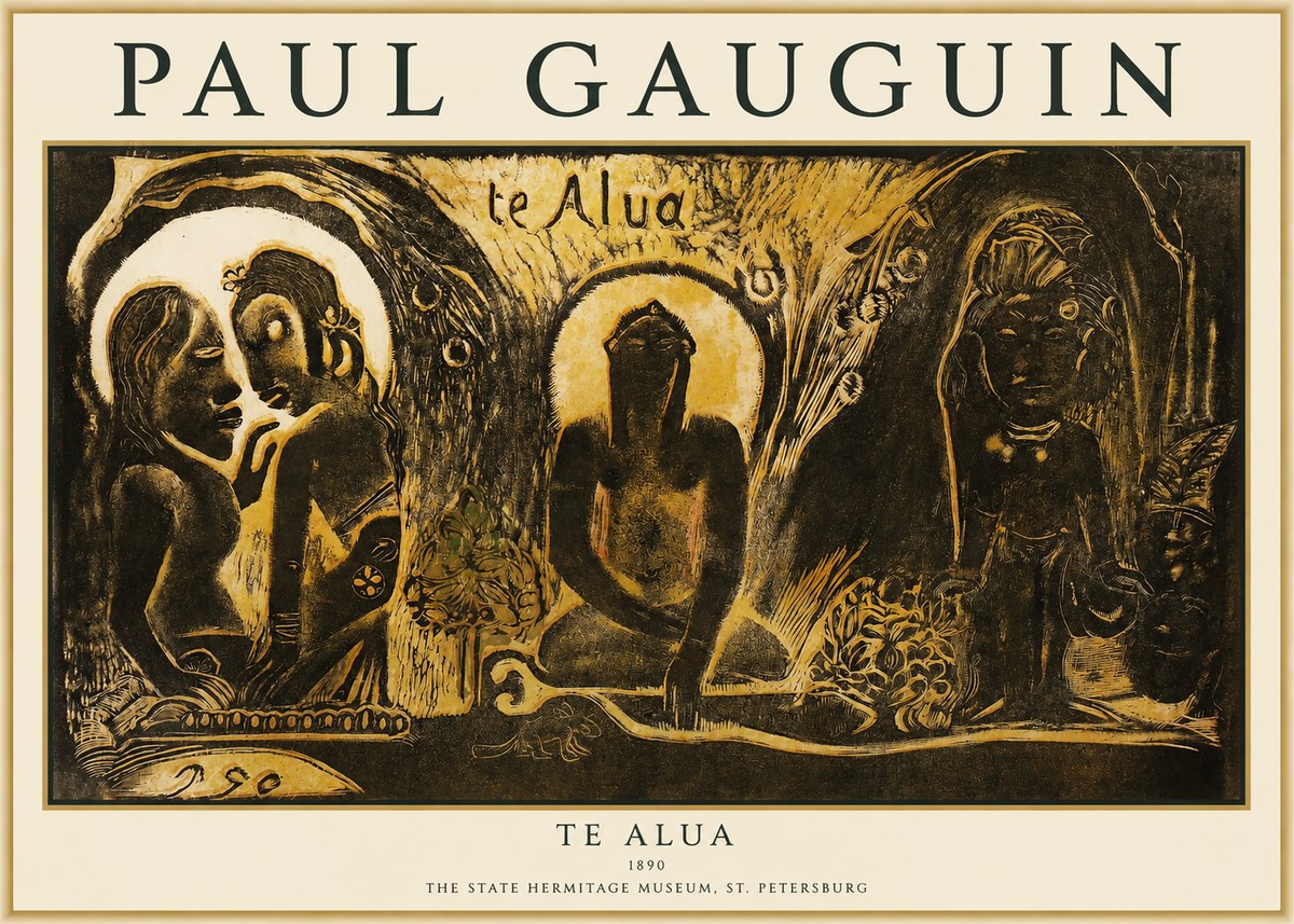 Paul Gauguin Te Alua (the Ghost) No6 - Affiche