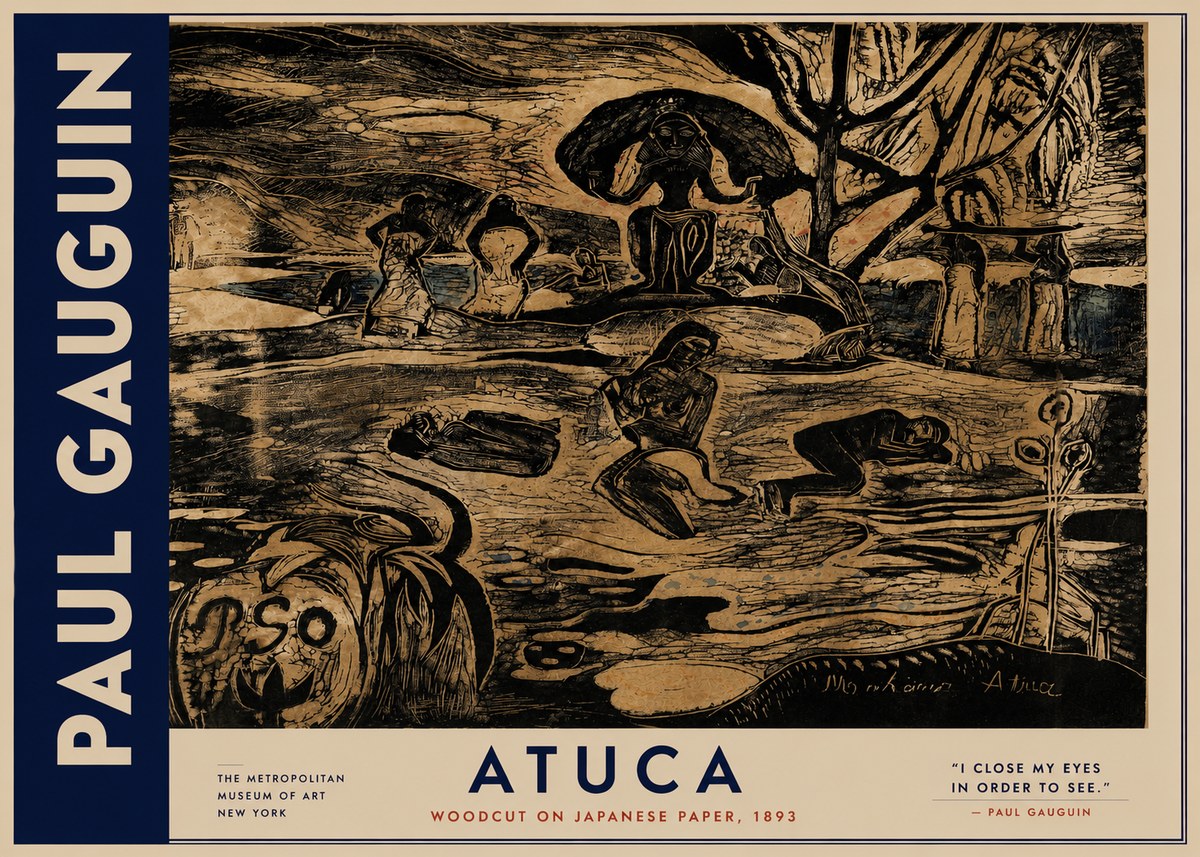Paul Gauguin Atuca No3 - Affiche