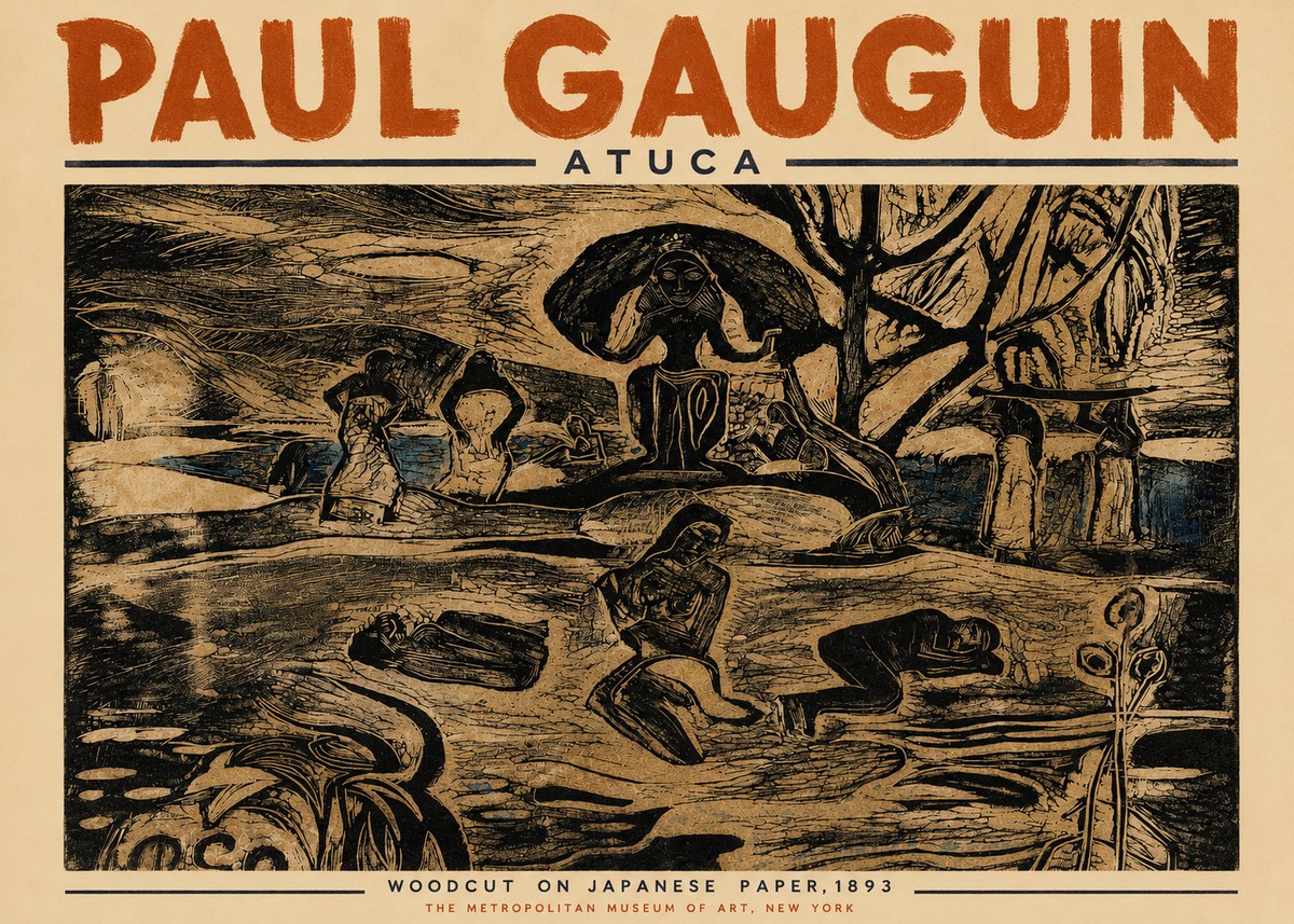 Paul Gauguin Atuca No4 - Affiche