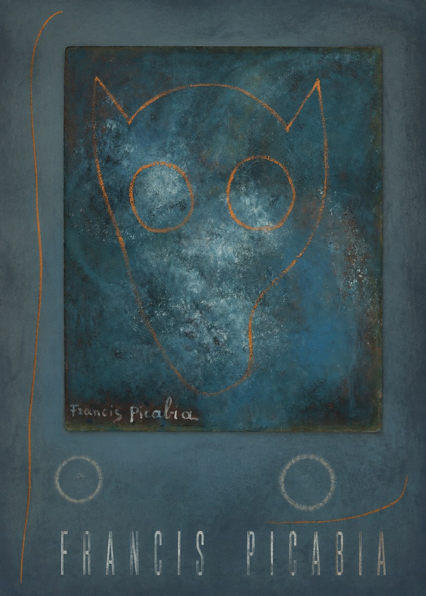 Francis Picabia Abstract Head No3 - Affiche