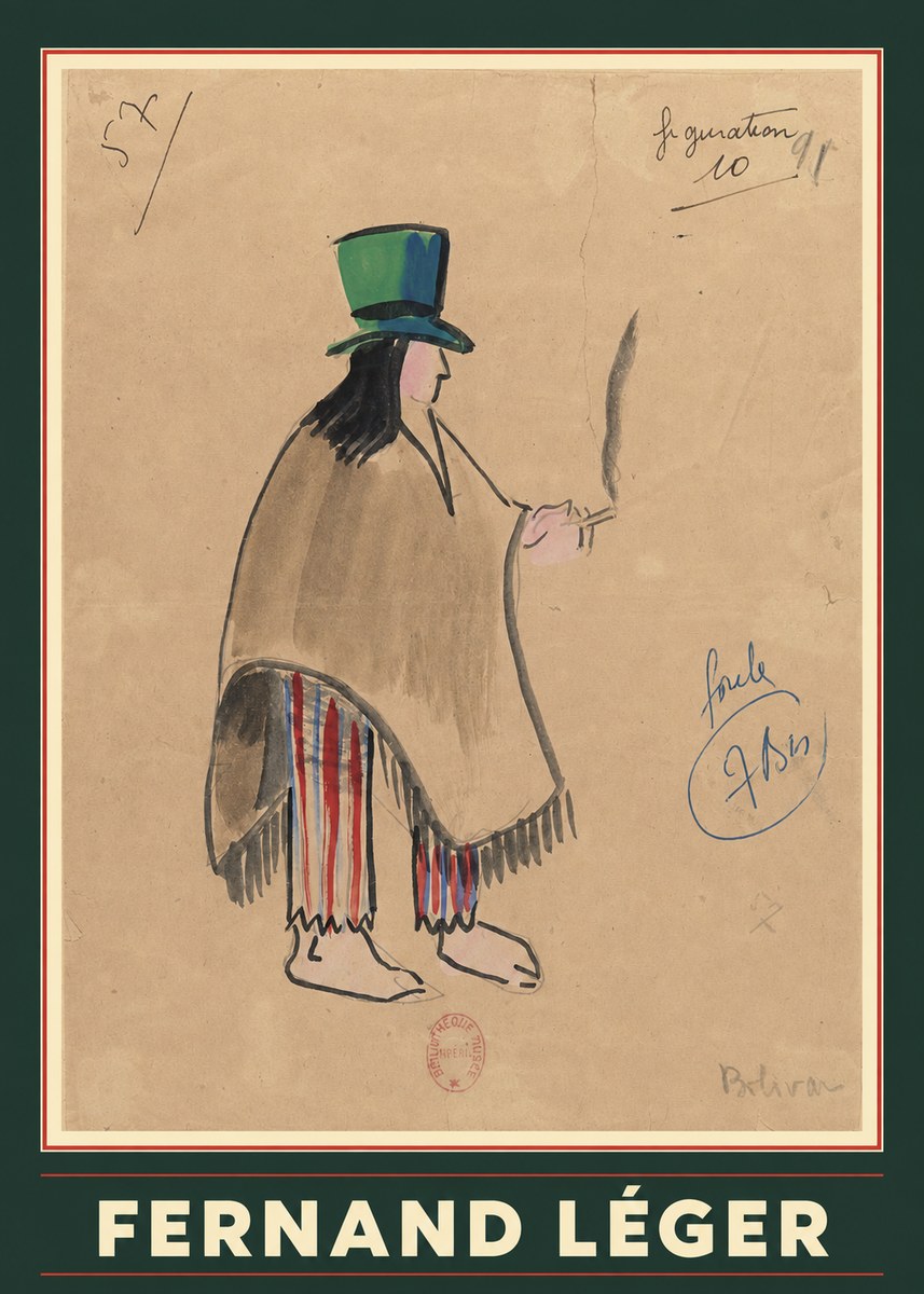 Fernand Léger Bolivar I No1 - Affiche
