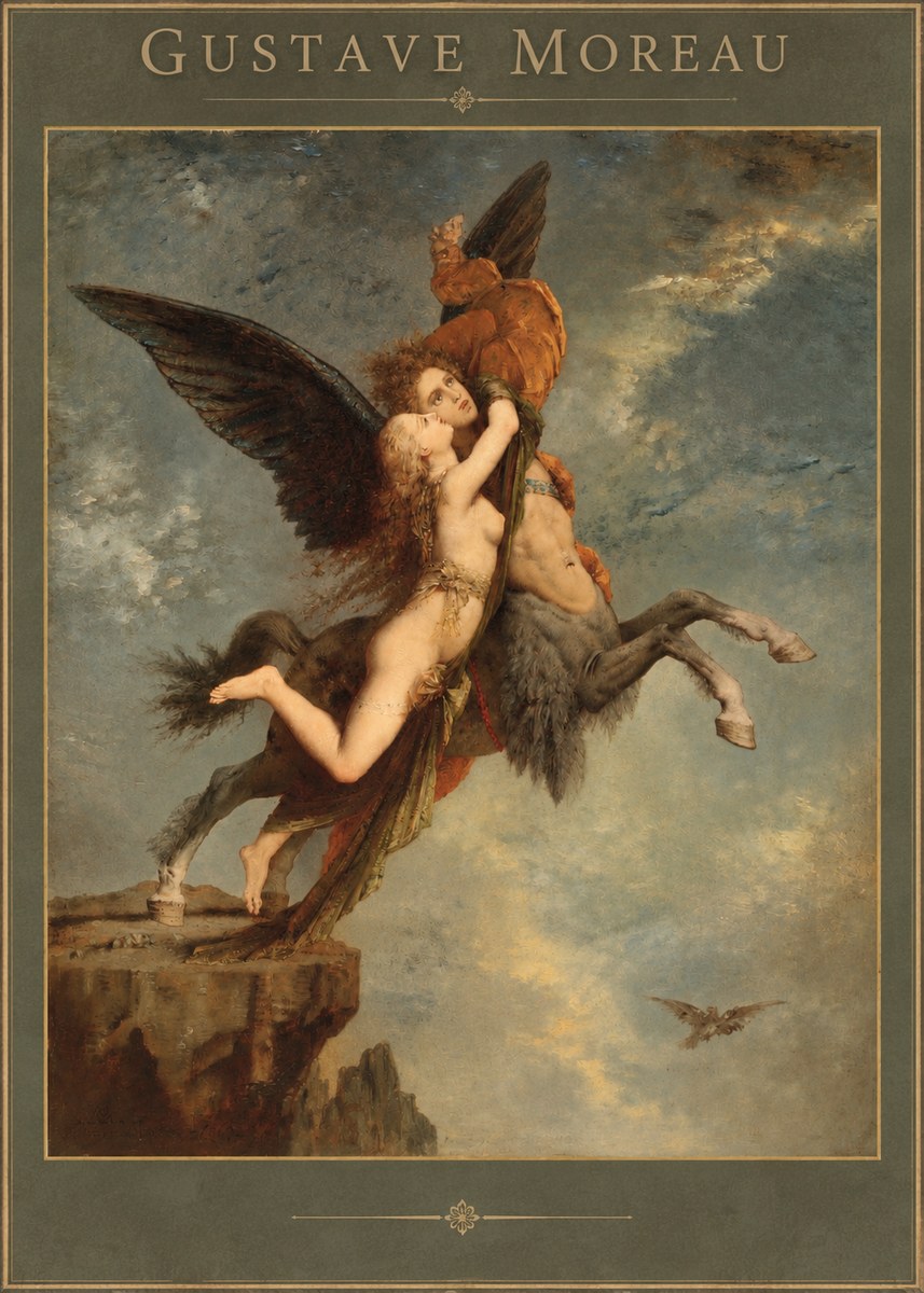 Gustave Moreau The Chimaera No2 - Affiche