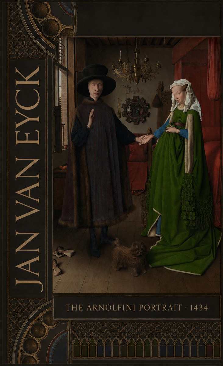 Jan van Eyck The Arnolfini Portrait I No3 - Affiche