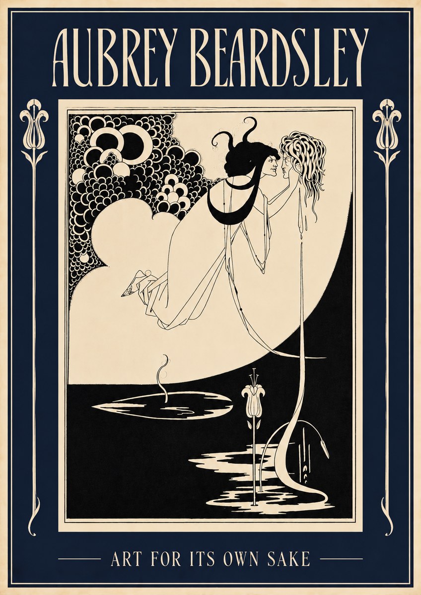 Aubrey Beardsley Art for Its Own Sake No2 - Affiche