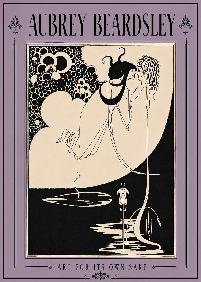 Aubrey Beardsley Art for Its Own Sake No6 - Affiche