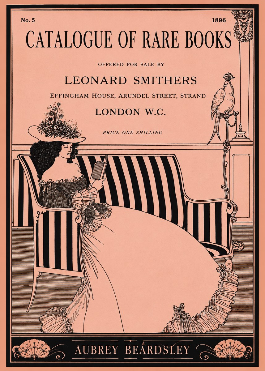 Aubrey Beardsley Catalogue of Rare Books No1 - Affiche
