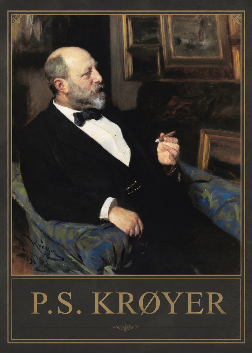 P.S. Krøyer Self-portrait I No1 - Affiche