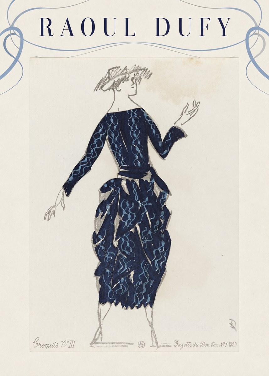 Raoul Dufy Croquis N°iii No3 - Affiche