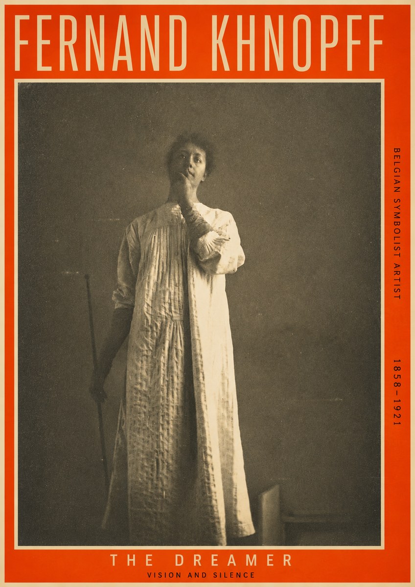 Fernand Khnopff The Dreamer No2 - Affiche
