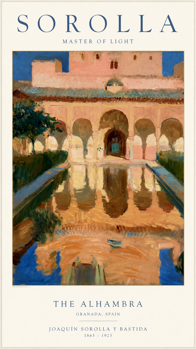 Sorolla The Alhambra No1 - Affiche
