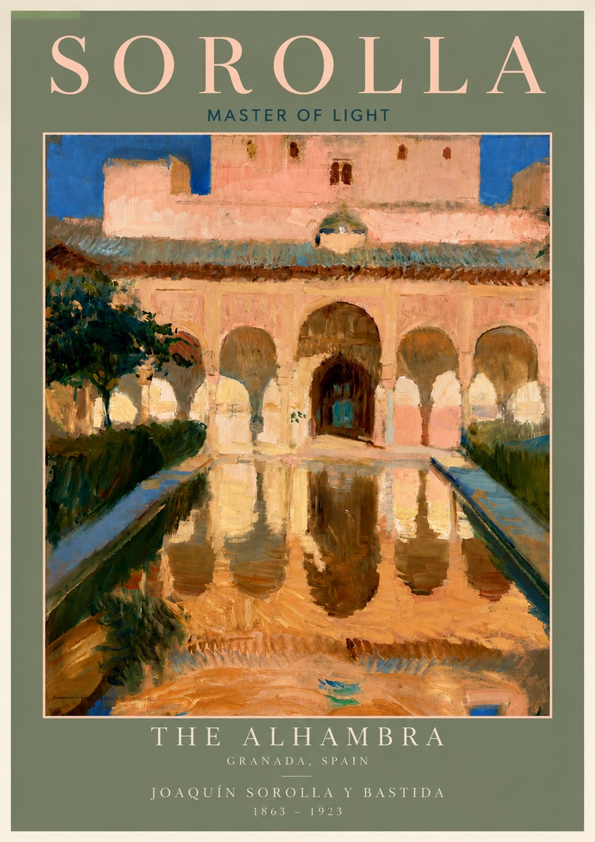Sorolla The Alhambra No4 - Affiche