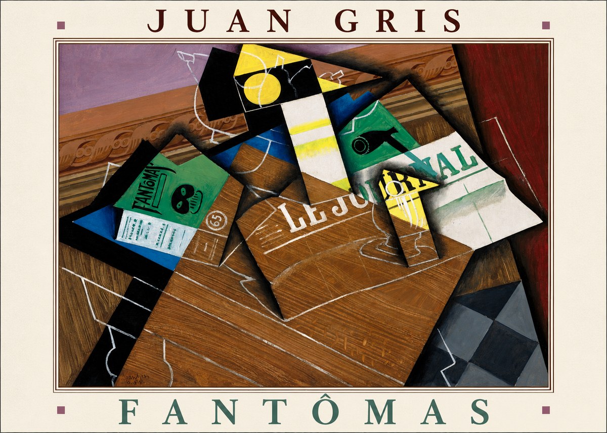 Juan Gris Fantômas I No4 - Affiche