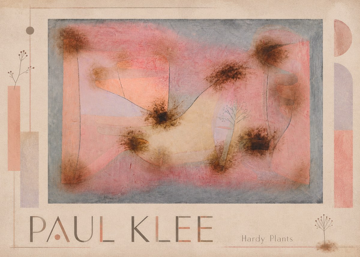 Paul Klee Hardy Plants I No1 - Affiche