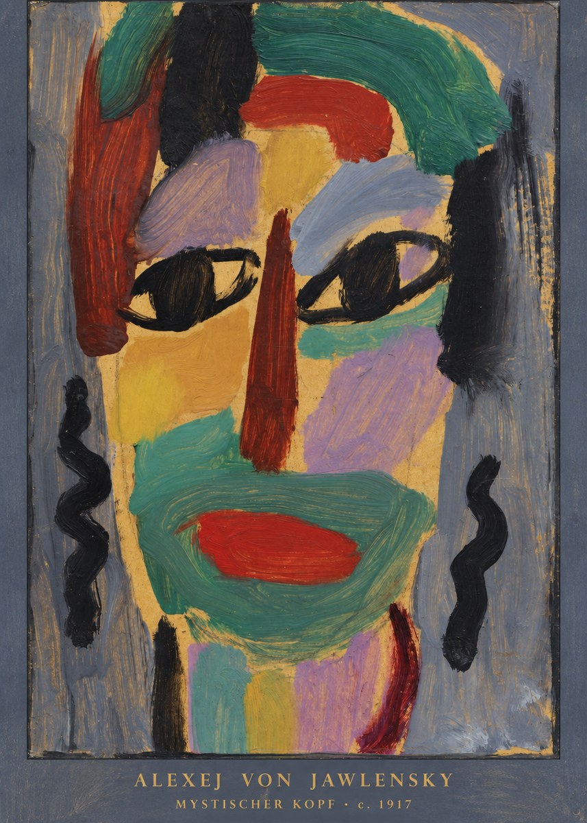 Alexej von Jawlensky Mystischer Kopf No6 - Affiche